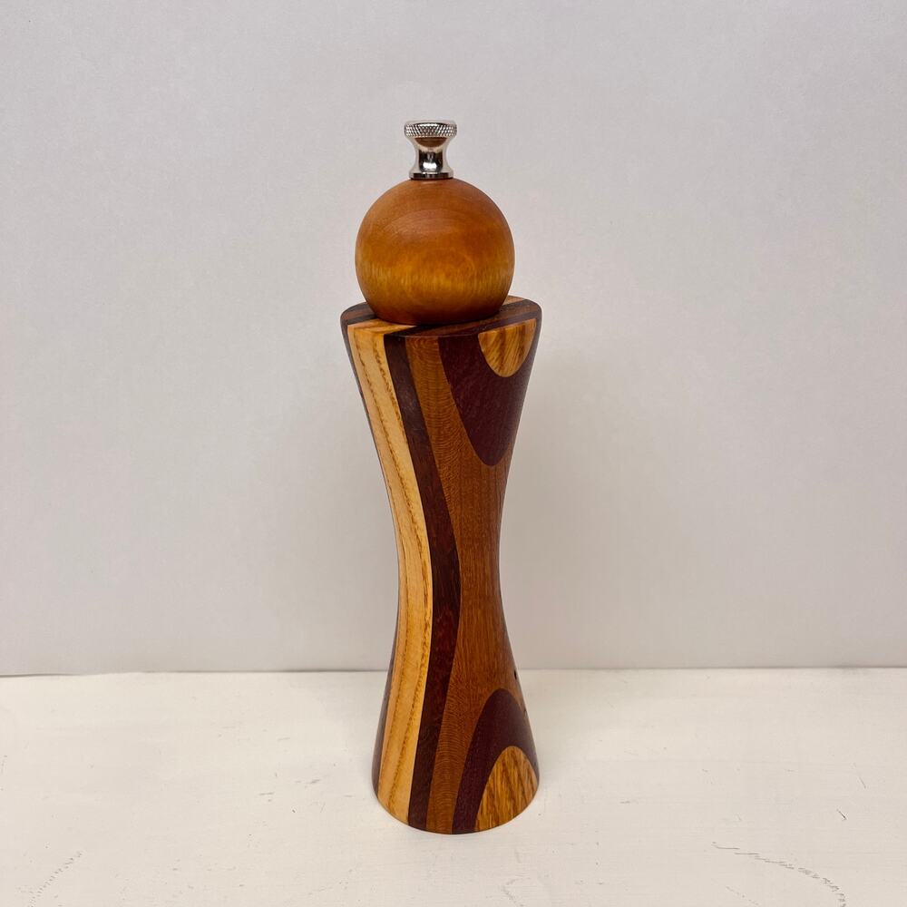 Sveltina Pepper Mill Artisan Jean-Pierre Déry Laminated Wood